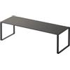 YAMAZAKI 2573 FRAME Scarpiera estensibile, nero, acciaio, design minimalista, 34～60 x 12 x 10 cm (LxPxA)