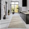 Elle Decor ation Pradesh - Tappeto di lana naturale, tessuto a mano ed ecologico, per soggiorno, camera da letto, sala da pranzo, corridoio, cucina, colore bianco, 80 x 200 cm