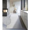 Villeroy & Boch Tappeto di lana Francois naturale per soggiorno, tessuto a mano ed ecologico, in lana boho per soggiorno, camera da letto, sala da pranzo, corridoio, cucina, bianco naturale, 80 x 200