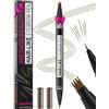 iMethod Microblading Matita per Sopracciglia - Eyebrow Pencil 2-in-1 Matita per Sopracciglia Dual-Ended con Applicatore a Micro-Punte a Forchetta a 4-Zinken e Punta di Pennello Precisa crea