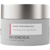 Biodroga Maschera idratante anti anti età da 50 ml - Maschera con ialuronico viso per una pelle tonica