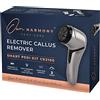 Own Harmony Roll Pedicure Elettrico Ricaricabile CR2100 - Cura dei Piedi Attrezzi Professionale per Talloni Screpolati e Pelle Secca - Potente Levigatore per Calli e Duroni con 3 Rulli (Cavo USB)