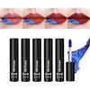 RoseFlower Hinourisha 5 PCS Peel Off Lip Stain, Peel Off Lip Stain Rossetto Liquido, impermeabile, lunga durata, Semipermanente lip liner stain peel off tattoo per labbra, peel off labbra#2