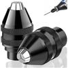 Pyroclasia 2 Pcs 4486 Mandrino Trapano Accessori per Dremel 1/32 1/8 Mandrino per Avvitatore Autoserrante Adattatore Trapano Attrezzi Mandrino Ricambio per Dremel 4000,400,3000,398,395,300,200,285,8200,800