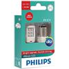 PHILIPS P21/5W Ultinon LED Auto Segnalazione Lampadine 12V BAY15d ROSSO Stop/Fanale posteriore 11499ULRX2