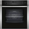 NEFF B3AVH4HN1 Forno AddedSteam, Porta Hide®, Easy Clean, Acciaio Inox, Display Bianco, A