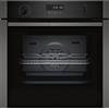 NEFF B2ACH7AG0 Forno Pirolitico Con Porta A Ribalta, Easy Clean, Graphite Grey, Display Bianco, A