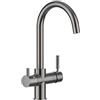GUGLIELMI Miscelatore AP60050 - 55 PURA Finitura Nichel Spazzolato