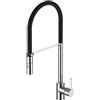 GUGLIELMI Miscelatore RL84210 - 55 RIALTO Finitura Nichel Spazzolato, Monocomando