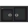 APELL PTPL862GB Lavello PIETRA PLUS PTPL862 - 860 X 500 H 205 Mm In Granito Nero