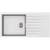 APELL PTPL1001GW Lavello PIETRA PLUS PTPL1001- 1000 X 500 H 200 Mm In Bianco
