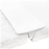vidaXL Ponte Materassi Singoli Comodo Funzionale Traspirante Ergonomico Durevole Lavabile Pratico Cuscino Materassino Fascia Riempi Spazi Bianco