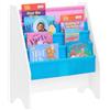 SoBuy Libreria,Portariviste a terra, scaffale per riviste, 4 scomparti, 62x30x71cm FRG225-F