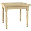 Vicentini arreda TAVOLO ALLUNGABILE ROUND IN LEGNO SHABBY CHIC, GAMBE TORNITE, AVORIO ANTICATO (80x80 (160x80))