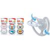 NUK ITALIA NUK SUCCHIETTO SPACE SILICONE 18-36 MESI 2 PZ