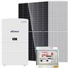 V-TAC SOLAR KIT FOTOVOLTAICO 6KW MONOFASE HICONICS PANNELLI TIER1 6,44KW ACCUMULO 10,2KW VT-460KIT-6,44-6H-10-LEDKIT460T-6HI-10-GREY