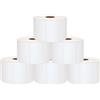Molabel etichette termiche, 57 x 32 mm, compatibili con le stampanti Zebra GC420d, GK420d, GX420d e GX420t, 1500 etichette per rotolo, 6 rotoli.