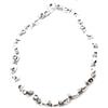 Spadarella Gioielli Spadarella spadino bracciale con pepite in argento 925 di diametro 5mm e cotone nautico grigio chiaro.Fatto a mano.Unisex.Lunghezza 17cm.