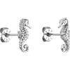 Purelei® Seahorse - Orecchini in acciaio inossidabile da donna, design cavalluccio marino (oro, argento, oro rosa), 12.2 mm, Acciaio inossidabile, Nessuna pietra preziosa