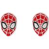 Disney Marvel Spiderman, orecchini a perno in argento Sterling smaltato, Argento sterling