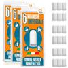 Akitaink Polifosfati per Caldaia Ricarica Universale 18 Cartucce Filtro Anticalcare Concentrato a Lunga Durata, Protezione per Caldaie, Elettrodomestici, Lavatrice e Lavastoviglie (18 CARTUCCE)