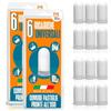 Akitaink Polifosfati per Caldaia Ricarica Universale 12 Cartucce Filtro Anticalcare Concentrato a Lunga Durata, Protezione per Caldaie, Elettrodomestici, Lavatrice e Lavastoviglie (12 CARTUCCE)