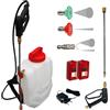 Forum EQUIPEMENT - Pompa Irroratrice a Batteria 16L con Lancia Inox 40 cm, Spruzzatore a Batteria per Diserbo e Cura del Giardino, Atomizzatore a Batteria per Pulizia Tetti - Getto a 9m - 2 Batterie