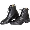 Kerbl Stivaletti stringati Monaco, Stivaletti in pelle per equitazione - Unisex adulti, Black, 45 EU