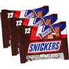 CAIYA 3X Snickers Minis Mini Barrette Cioccolato a Latte ripieno con Caramella Mou e Arachidi Tostate 227g