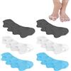 zoerbufan Separatore Dita Piede [3 Pezzi],Distanziatori Dita Piedi,Barelle in Gel per Dita del Piede Sovrapposte, Allargadita in Morbido Raddrizza Toe Spacer(3 Colori)