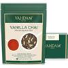 VAHDAM, Tè Chai alla Vaniglia (100g, 100+ Tazze) Deliziosa Miscela di Tè Masala Chai in Foglie e Vaniglia | Sottovuoto | Perfetto per Chai Latte, da Preparare Caldo o Freddo