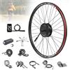 Bafang Ruota Posteriore 500W 48V Kit Motore Bici Elettrica con Ruota da 28 Pollic 700C, Brushless Geared G020 Motore per Mozzo Posteriore, Kit Mozzo Ruota Posteriore con LCD Display DZ40