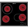 BAUKNECHT CTAR 7642 in vetroceramica / vetroceramica elettrica / telaio in acciaio INOX / 60 cm / 4 zone