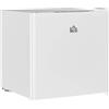 HOMCOM Mini congelatore da 46 l, autoportante, 65 W, mini congelatore elettrico, con congelatore da 0 a 8 °C, controllo della temperatura 48 x 44 x 49 cm, bianco