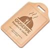 Maverton Tagliere rettangolare di legno incisione personalizzata - Battilardo con manico - Set per cucina - tagliere classico per aperitivi per uomo - 38 x 23 cm - Auguri