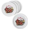 MamboCat Set di 6 piatti per pizza La Pizza I Ø 30,5 cm I per 6 persone I grandi piatti per pizza in porcellana con decorazione per pizza e scritta I per pizze o per preparare, piatti XL