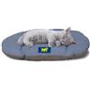 Ferplast Cuccia Cane Relax, Cuscino per cani di piccole dimensioni, Cuccia Gatto, Tappetino per cucce e auto -Lavabile - in Cotone con Soffice Imbottitura, 55 x 36 cm. Azzurro
