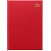 Letts of London Agenda accademica 2024/2025, formato A4, visualizzazione settimanale, colore rosso
