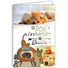 AFIE 67-1274 - Biglietto di auguri per animali domestici, con scritta in oro dorato lucido e busta, 12 x 17,5 cm, colore: Labrador Golden Retriever
