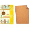 Sodertex LOOLIPO L110030 - Sughero aderente, formato A4, 2 coupon, 21 x 29,7 cm, materiali da lavoro, carte naturali, attività manuali