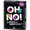 moses 90172 Oh No-Das Down und Drüber Gioco di Carte, Il Classico Gioco Mau con Extra Twist, Divertimento con promozioni Speciali, Bluffen, Bianco
