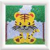 Pracht Creatives Hobby Set per dipingere con Diamanti, Quadro con Motivo tigrato e Accessori, Set per dipingere con Pietre Glitterate, per Bambini a Partire dai 5 Anni di età