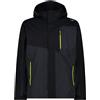 Cmp Zip Hood Detachable Inner 31z1587d Detachable Jacket Nero 46 Uomo