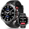 AVUMDA Smartwatch Uomo 1,52'' HD Smart Watch Militari Orologio Fitness Chiamate Bluetooth Rispondi/Effettua Chiamate con Cardiofrequenzimetro SpO2 Contapassi Monitoraggio del Sonno 120 Modalità Sport