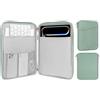 MoKo 9-11 Pollici Tablet Sleeve Case, Si Adatta 11inch iPad Air M3, iPad A16 2025, PRO 11 M4, iPad 10/9/8/7th, Galaxy Tab S9/S8/A8/A7, Custodia Protettiva con Tasca, Ciano