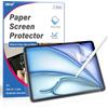 XIRON Effetto Carta Pellicola Protettiva per iPad Air 11 pollici M2 2024 M3 2025, Pellicola di Carta PET Opaca per Scrive e Disegna, Antiriflesso Anti-impronta, Compatibile con Apple Pencil (2 Pezzi)