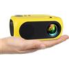 ANKOUJA Mini Proiettore Portatile, Videoproiettori supporto 1080P, per PC/TV Stick/XBOX/PS/DVD