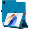 Envibe Custodia per DOOGEE T30E 11 Pollici, Cover Tablet DOOGEE T30E, Copertura Protettiva Pieghevole con Supporto per Matita e Cinturino da Polso, Protezione Completa. (Azzurro)