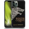 Head Case Designs Licenza Ufficiale HBO Game of Thrones Stark Motto della Casata Custodia Cover Dura per Parte Posteriore Compatibile con Apple iPhone 11 PRO