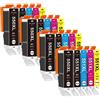 OGOUGUAN PGI-550XL CLI-551XL Compatibili per Canon 550 551 XL Cartucce d'inchiostro per Pixma IP7250 MX725 MX925 MX920 IX6850 IP7200 MG5400 MG5450 MG5650 MG6450 (Nero Ciano Magenta Giallo, 20-Pack)